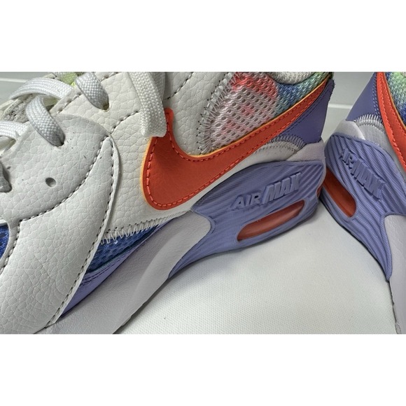 Nike Air Max Excee DV9617-100 Women's 8.5 Tie Dye White Multicolor Sneakers - Picture 3 of 10